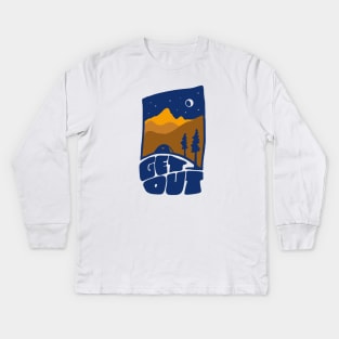 Get out Kids Long Sleeve T-Shirt